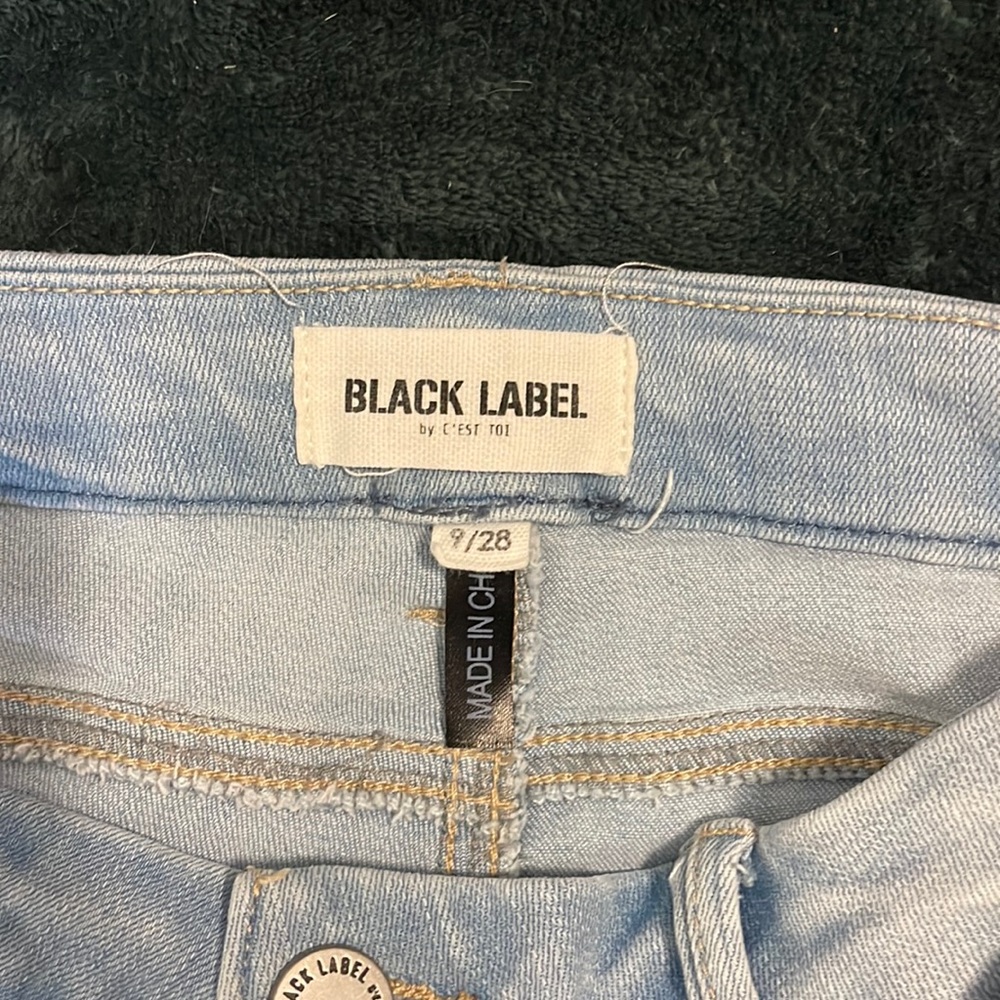 Flare high rise jeans